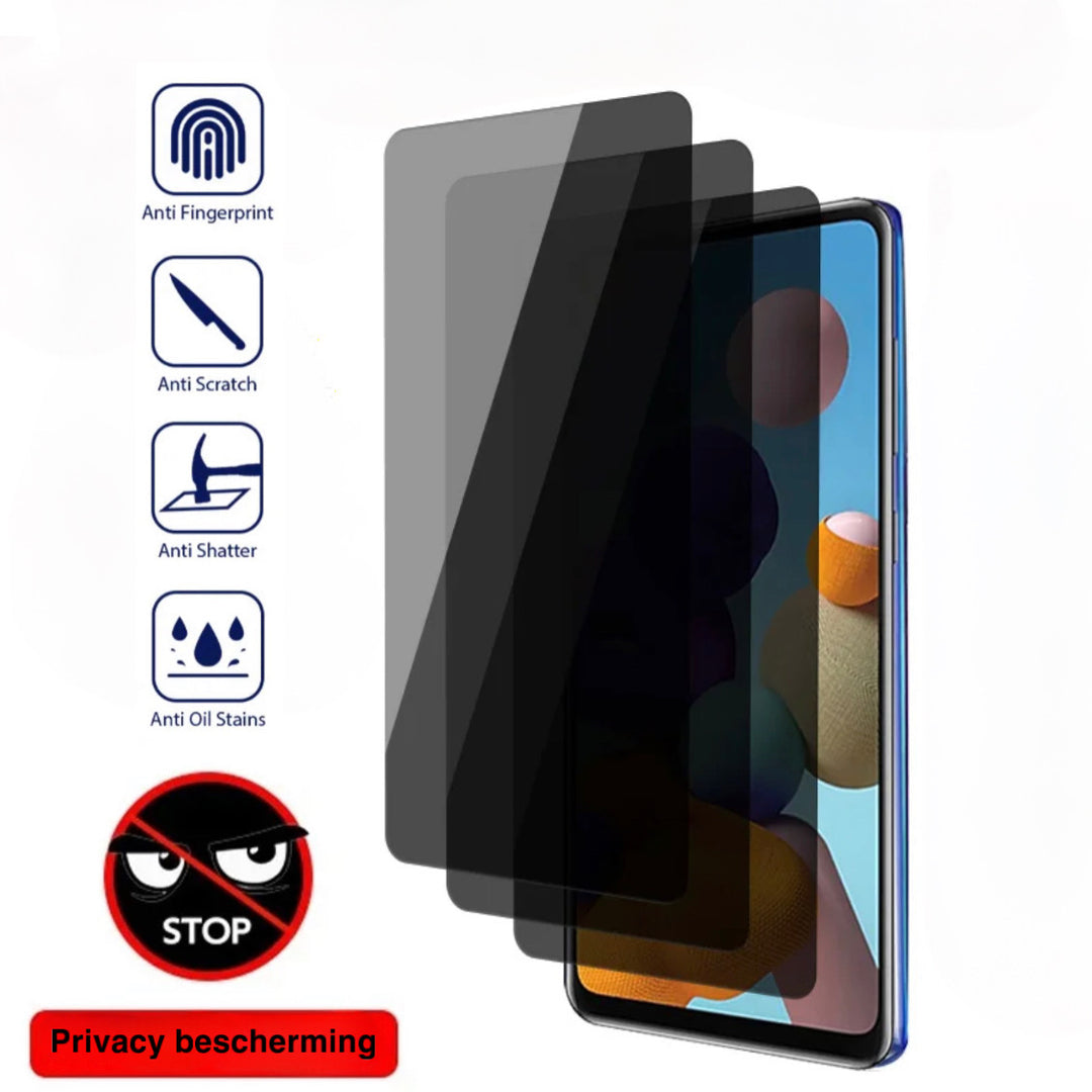 Samsung privacy screenprotector - 3 Stuks telefoonhoesjes